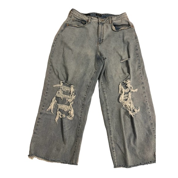 wild fable Denim - Wild Fable jeans women’s size 14 faded and wide leg